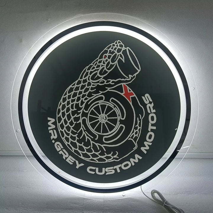 Custom Business Logo 3D Beauty Nails Hair Studio Acrylic Signs 3D Backlit Signs Custom Company Name LED Neon Light Acrylic signs